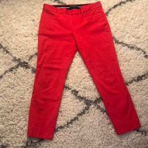 Banana Republic Red Capri Pants
